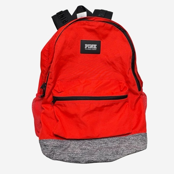 Victoria's Secret PINK Backpack Logo School Campus Book Bag Travel Tote - Picture 4 of 14